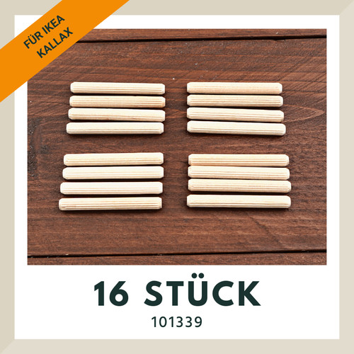 16x holzdübel für - 16x,