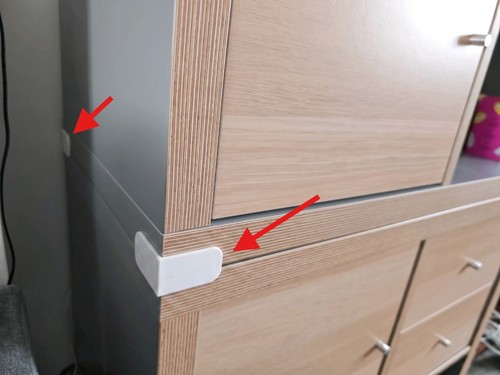 Verbinder für ikea kallax - 4x,